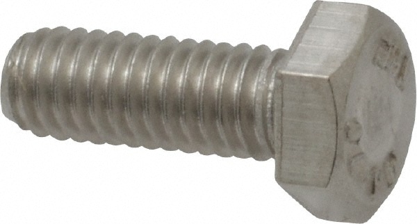 Value Collection R86996860 Hex Head Cap Screw: M6 x 1.00 x 16 mm, Grade 316 Stainless Steel, Uncoated Image