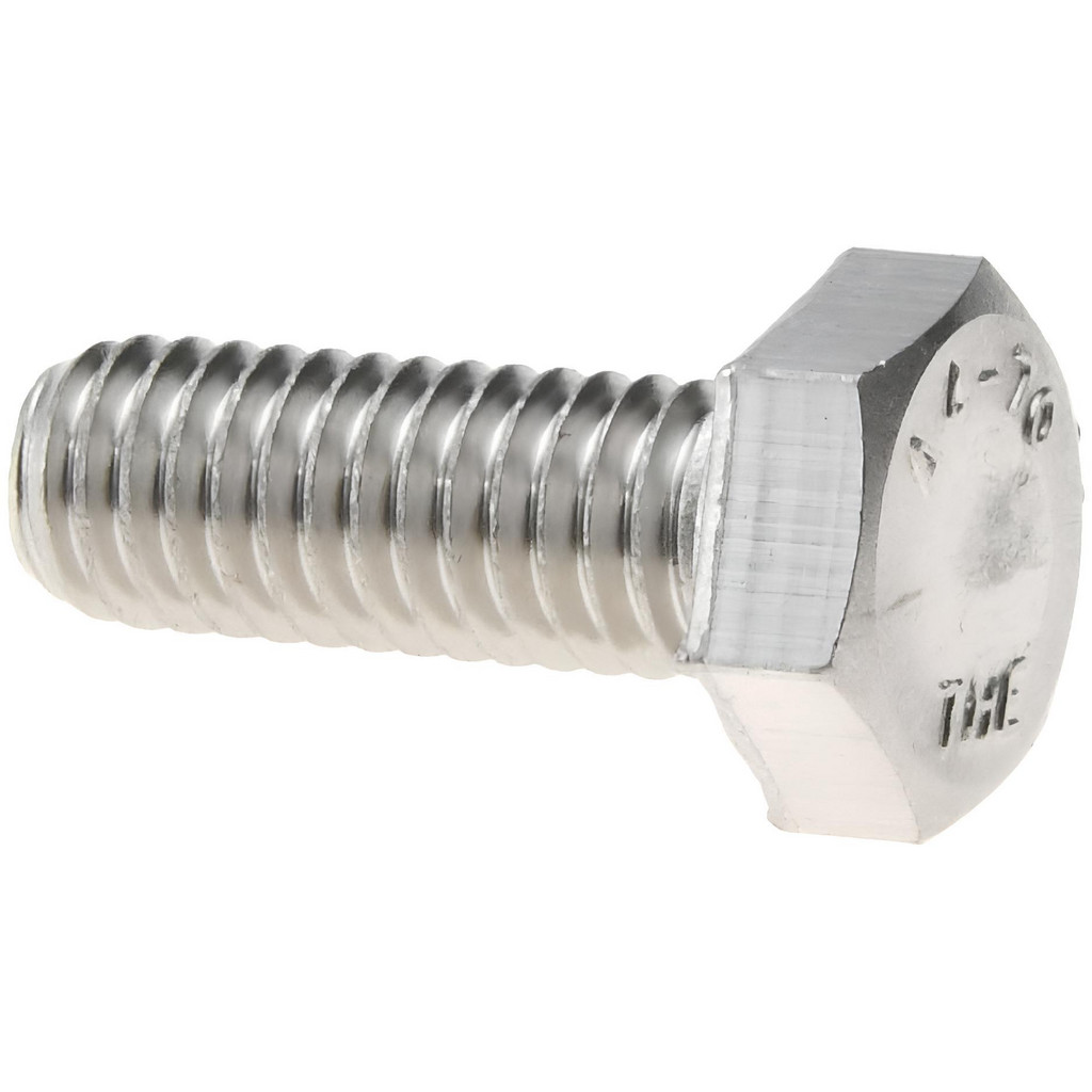 Value Collection R86996860 Hex Head Cap Screw: M6 x 1.00 x 16 mm, Grade 316 Stainless Steel, Uncoated Image