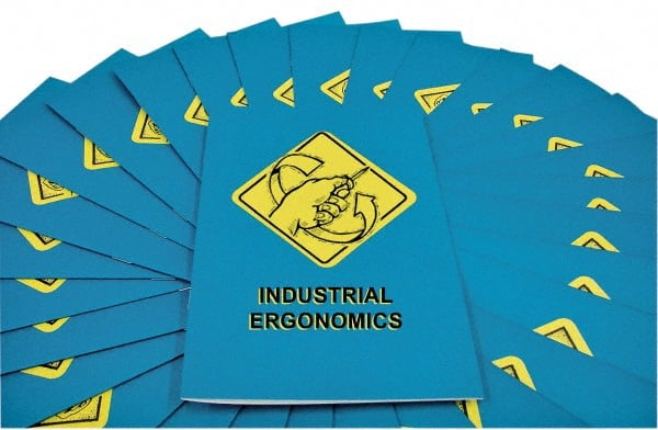 Marcom B000ERG0EM 15 Qty 1 Pack Industrial Ergonomics Training Booklet 