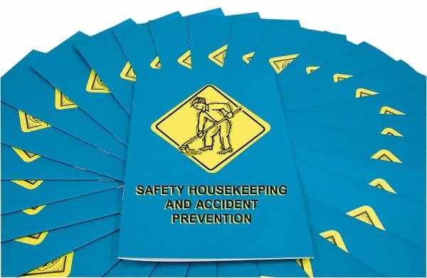 Marcom B000SHK0EM 15 Qty 1 Pack Safety Housekeeping & Accident Prevention Training Booklet Image