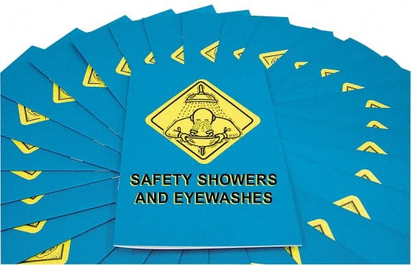 Marcom B000SSE0EM 15 Qty 1 Pack Safety Showers & Eye Washes Training Booklet 
