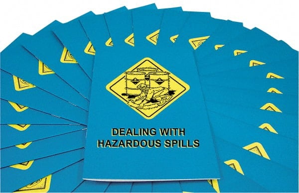 Marcom B0000120EM 15 Qty 1 Pack Dealing with Hazardous Spills Training Booklet 