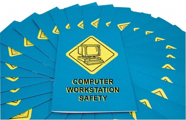 Marcom B0000210EM 15 Qty 1 Pack Computer Workstation Safety Training Booklet Image