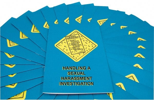Marcom B0000490EM 15 Qty 1 Pack Handling a Sexual Harassment Investigation Training Booklet 