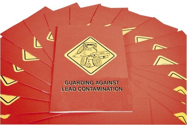 Marcom B000LDS0EX 15 Qty 1 Pack Guarding Against Lead Contamination Training Booklet 
