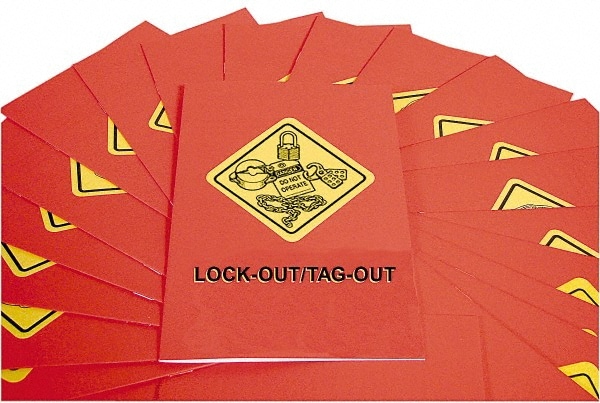 Marcom B000LOT0EX 15 Qty 1 Pack Lockout Tagout Training Booklet 