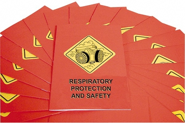 Marcom B000RES0EX 15 Qty 1 Pack Respiratory Protection & Safety Training Booklet Image