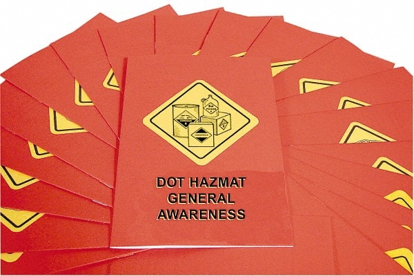 Marcom B0000330EX 15 Qty 1 Pack DOT HazMat General Awareness Training Booklet Image