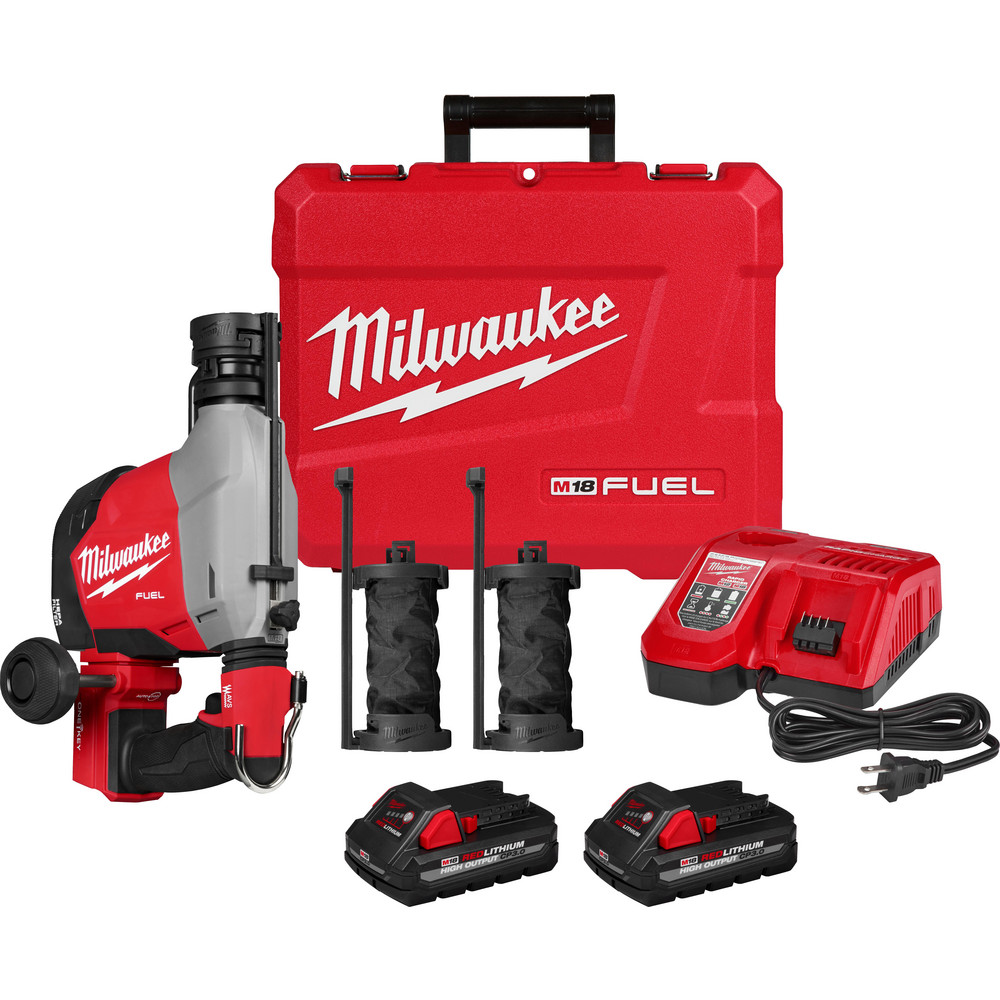 M18 FUEL&trade; Overhead Rotary Hammer w/ Integrated Dust Extraction - SDS Plus Chuck, 0-4,800 BPM, 0-1320 RPM