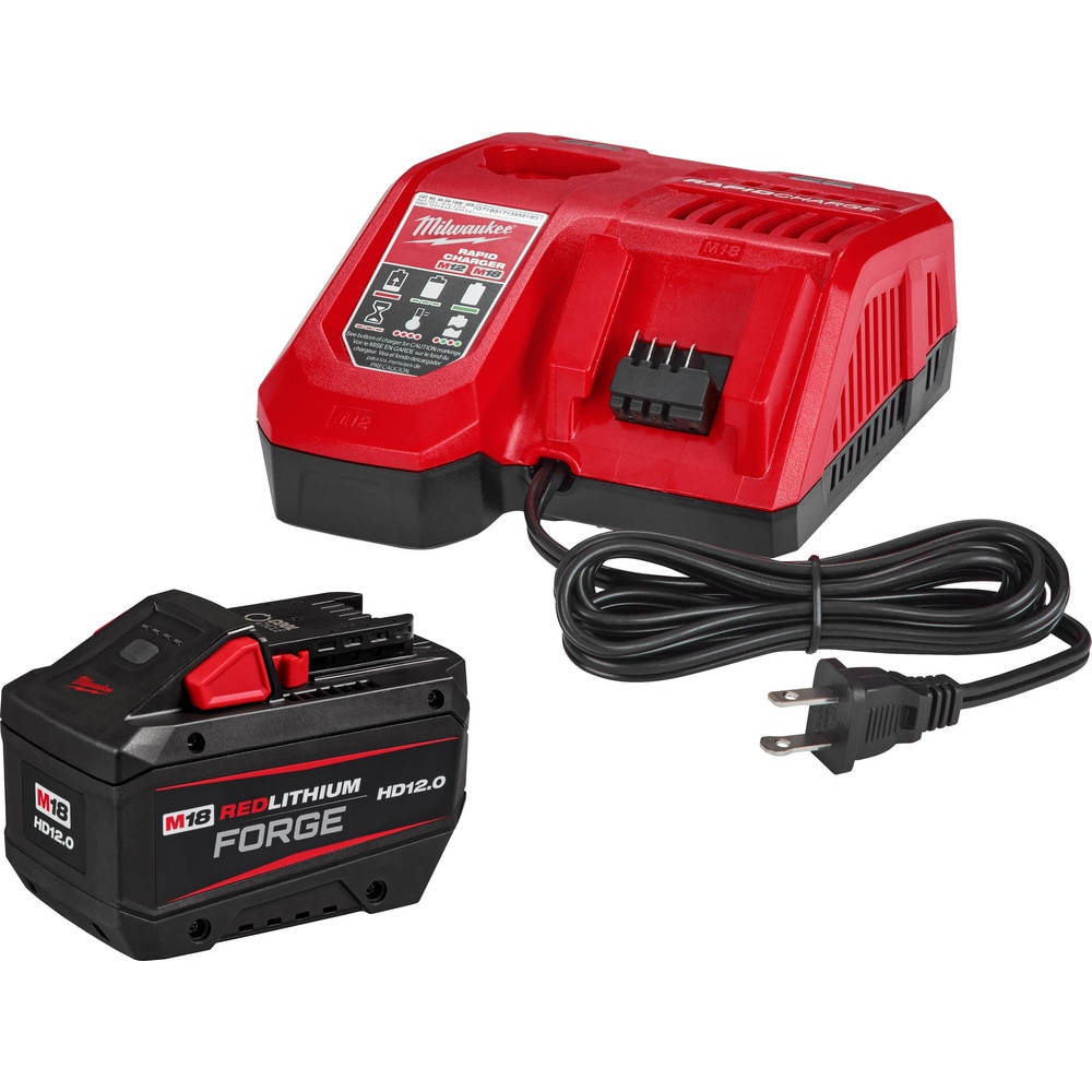 Power Tool Chargers; Voltage: 18V ; Power Source: Li-Ion Battery ; For Use With: M18 System ; Batteries Included: Yes ; Battery Chemistry: Lithium-ion ; Number of Battery Ports: 2
