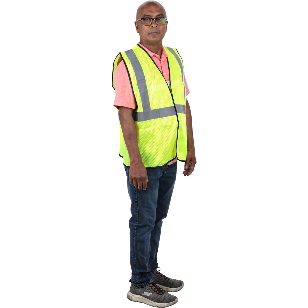 High Visibility Vest:  2X-Large & 3X-Large, General Purpose Vest,  ANSI Class 2