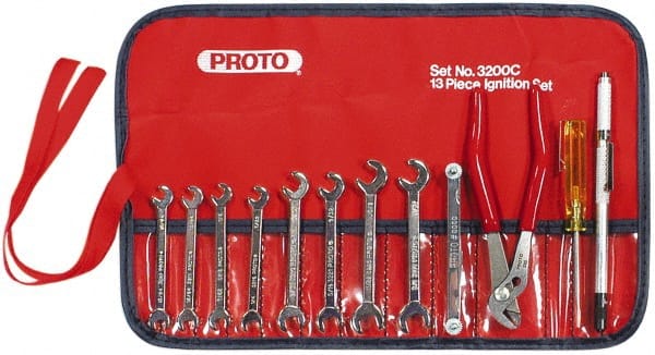 12 Small Roco Open Ended Ignition Wrenches 11/32 & 3/8 LOT 