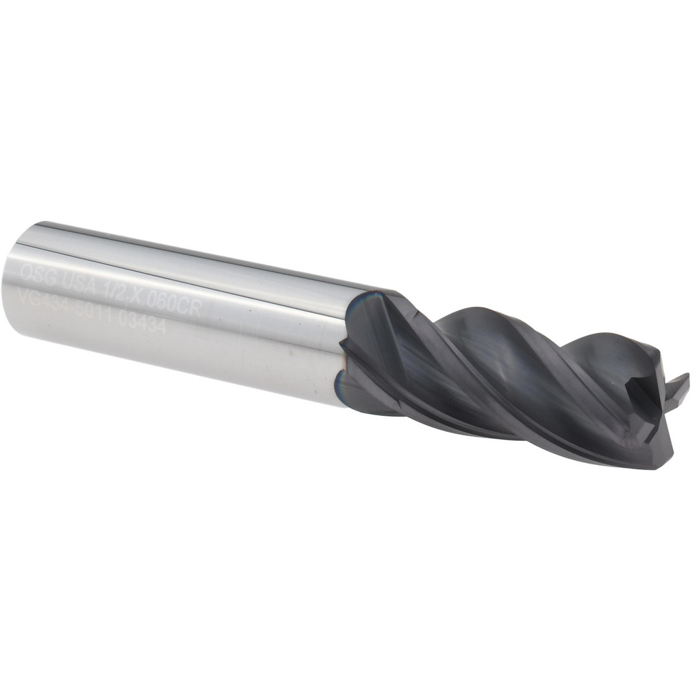 OSG - Corner Radius End Mill: 1/4