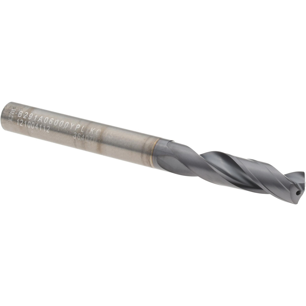 Kennametal 3640703 Screw Machine Length Drill Bit: 0.2362" Dia, 140 &deg;, Solid Carbide Image