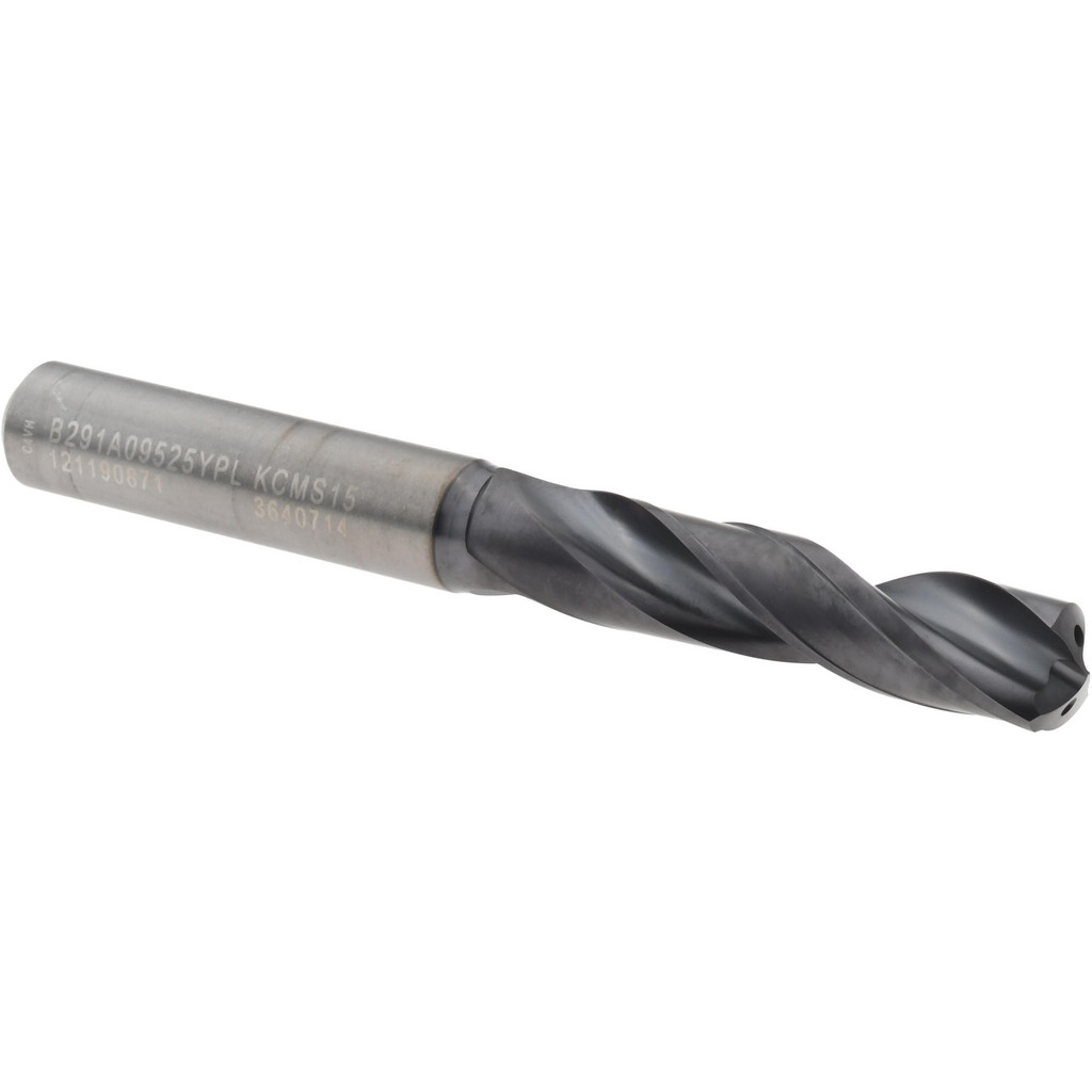 Kennametal 3640714 Screw Machine Length Drill Bit: 0.375" Dia, 140 &deg;, Solid Carbide Image