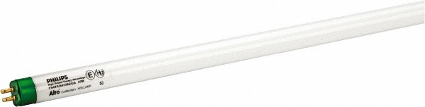 Tubular  Fluorescent Lamp: 49 W, T5, Miniature Bi-Pin  - 4000 deg K Color Temp, 5000 Lumens, 85 CRI, 25000 hr Avg Life 