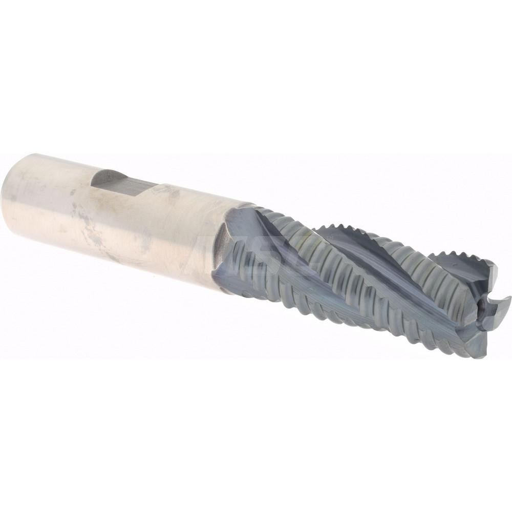 Hertel 87144663 Square End Mill: 5/8 Dia, 1-5/8 LOC, 5/8 Shank Dia, 3-3/4 OAL, 4 Flutes, Cobalt Image
