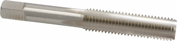 Hertel K007073AS 3/8-16 UNC, H3, 4 Flute, Bottoming Chamfer, Bright Finish, High Speed Steel Hand STI Tap Image