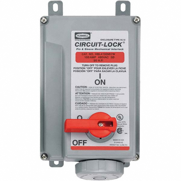 Hubbell Wiring DeviceKellems Pin & Sleeve Receptacles; Receptacle