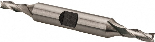 Hertel E1052012 Square End Mill: 3/16 Dia, 1/2 LOC, 3/8 Shank Dia, 3-1/4 OAL, 3 Flutes, High Speed Steel Image