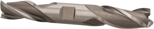 Hertel E1052048 Square End Mill: 3/4 Dia, 1-5/8 LOC, 3/4 Shank Dia, 5-5/8 OAL, 3 Flutes, High Speed Steel Image