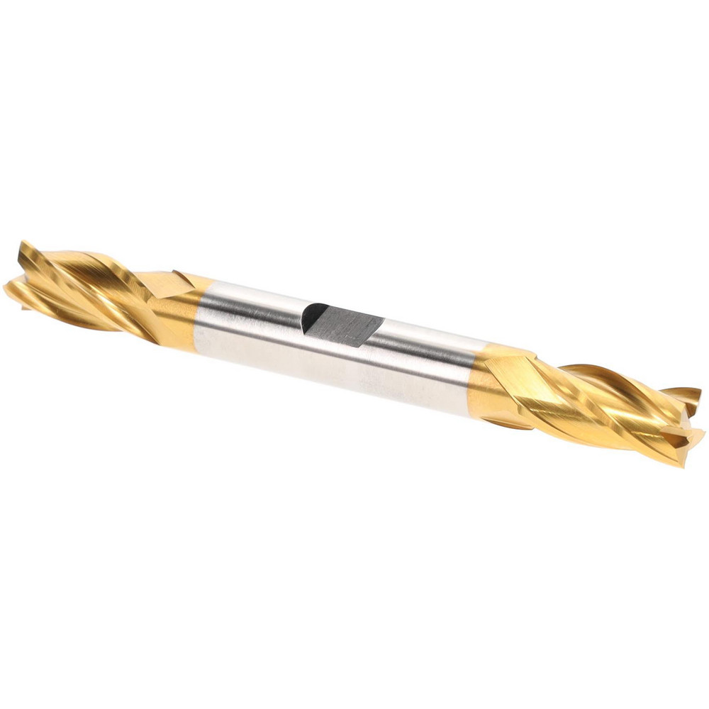 Hertel E8053024 Square End Mill: 3/8" Dia, 4 Flutes, 3/4" LOC, High Speed Steel, 30 &deg; Helix Image
