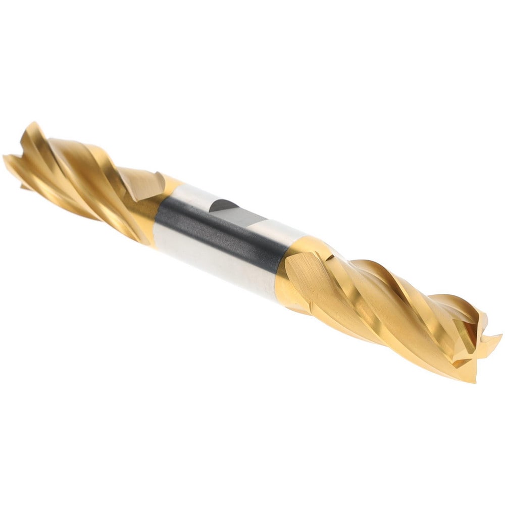 Hertel E8053040 Square End Mill: 5/8" Dia, 4 Flutes, 1-3/8" LOC, High Speed Steel, 30 ° Helix Image