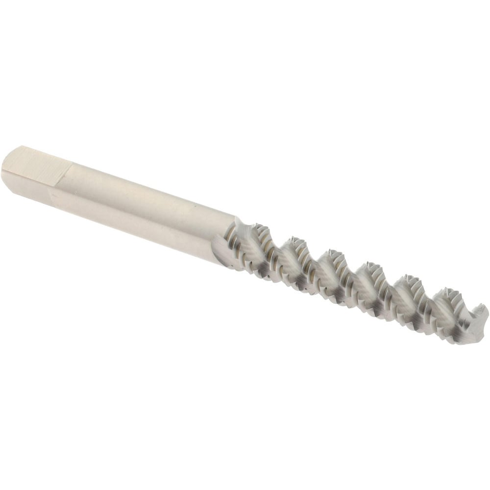 Hertel K007314AS #8-32 UNC, 3 Flute, 52° Helix, Bottoming Chamfer, Bright Finish, High Speed Steel Spiral Flute STI Tap Image