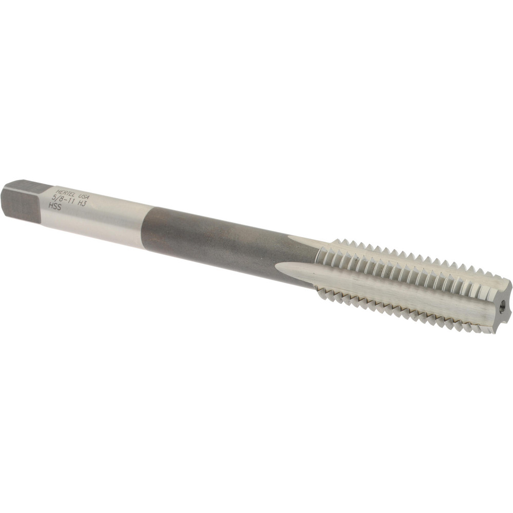 Extension Tap: 5/8-11, 4 Flutes, H3, Bright/Uncoated, High Speed Steel, Standard Hand