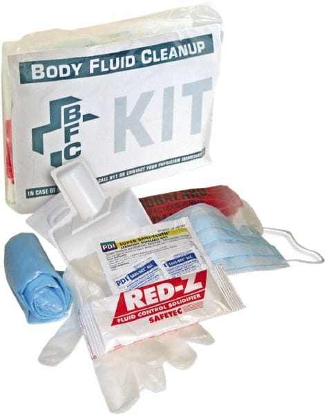 Body Fluid Clean-Up Kit: 13 Pc, for 1 Person