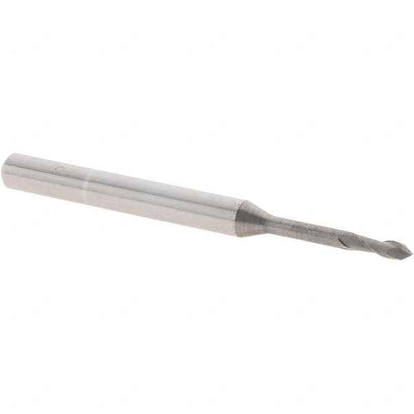 Spotting Drill: 0.06" Dia, 90 ° Point, 1-1/2" OAL, Solid Carbide