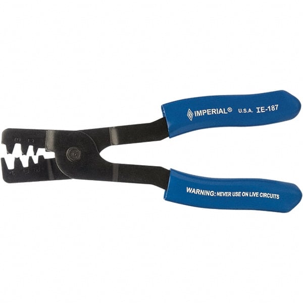Crimpers; Capacity: 14-24 AWG ; Handle Material: Steel ; Features: Cushion Grip ; For Use With: Non-Insulated Open Barrel/Closed Barrel WeathePack ; Includes: Weatherpack Terminal ; Style: Anvil