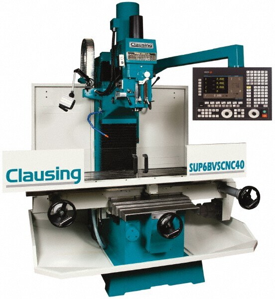 CNC Milling Machine: 16-3/4 x 62" Table, 3 Phase, Fagor