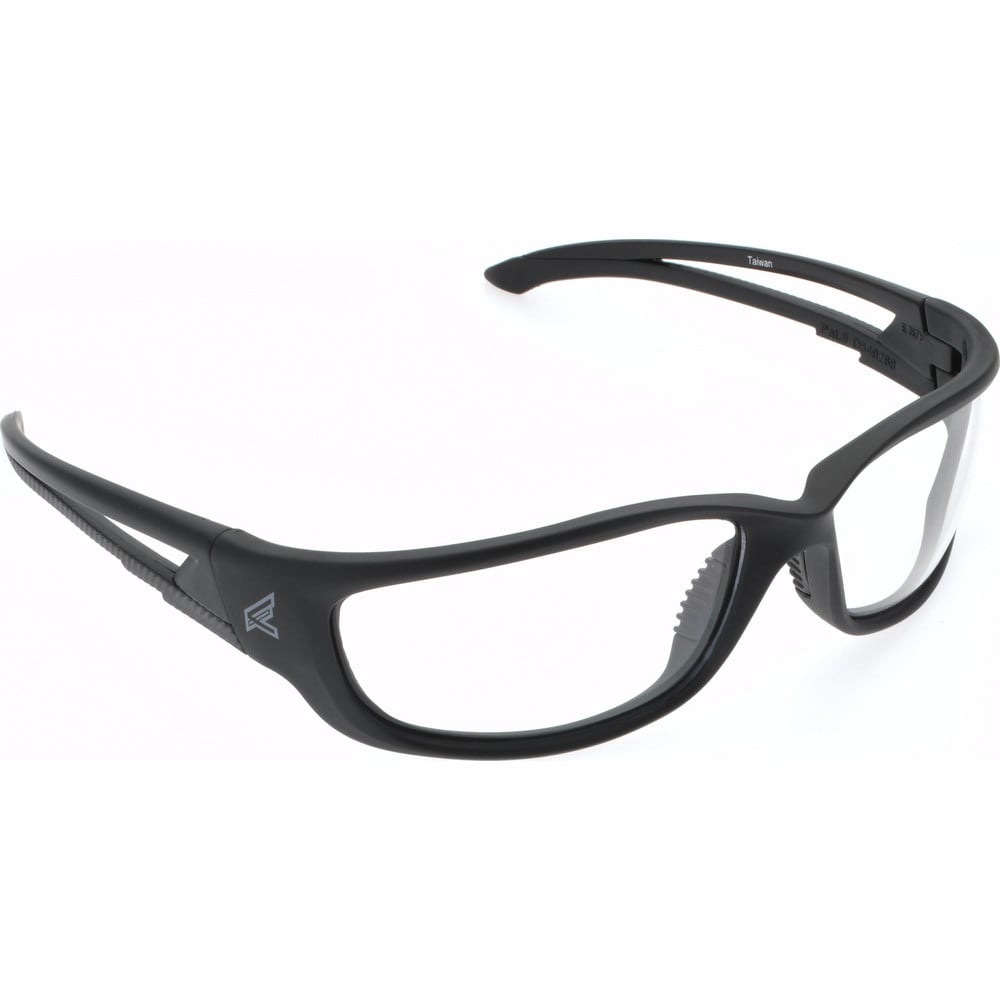 Safety Glass: Scratch-Resistant, Polycarbonate, Clear Lenses, Full-Framed, UV Protection