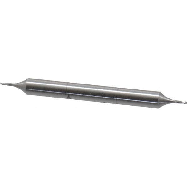 Cleveland C41001 Square End Mill: 1/32 Dia, 3/64 LOC, 3/16 Shank Dia, 2 OAL, 2 Flutes, High Speed Steel Image