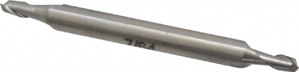 Cleveland C41010 Square End Mill: 7/64 Dia, 5/32 LOC, 3/16 Shank Dia, 2 OAL, 2 Flutes, High Speed Steel Image