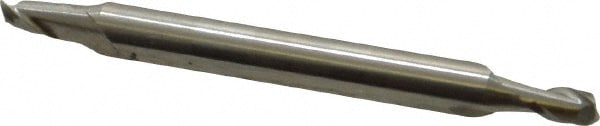 Cleveland C41012 Square End Mill: 1/8 Dia, 3/16 LOC, 3/16 Shank Dia, 2 OAL, 2 Flutes, High Speed Steel Image