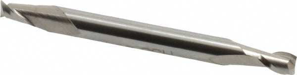 Cleveland C41014 Square End Mill: 5/32 Dia, 15/64 LOC, 3/16 Shank Dia, 2 OAL, 2 Flutes, High Speed Steel Image