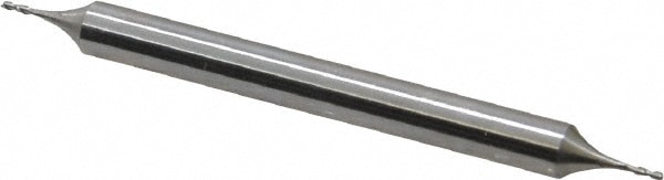 Cleveland C41032 Square End Mill: 1/32 Dia, 3/32 LOC, 3/16 Shank Dia, 2-1/4 OAL, 2 Flutes, High Speed Steel Image