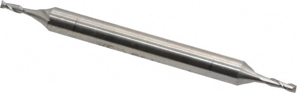 Cleveland C41036 Square End Mill: 1/16 Dia, 3/16 LOC, 3/16 Shank Dia, 2-1/4 OAL, 2 Flutes, High Speed Steel Image