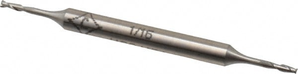 Cleveland C41070 Square End Mill: 1/16 Dia, 7/32 LOC, 3/16 Shank Dia, 2-1/2 OAL, 2 Flutes, High Speed Steel Image