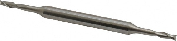 Cleveland C41072 Square End Mill: 3/32 Dia, 9/32 LOC, 3/16 Shank Dia, 2-5/8 OAL, 2 Flutes, High Speed Steel Image