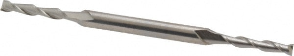 Cleveland C41075 Square End Mill: 1/8 Dia, 3/4 LOC, 3/16 Shank Dia, 3-1/8 OAL, 2 Flutes, High Speed Steel Image