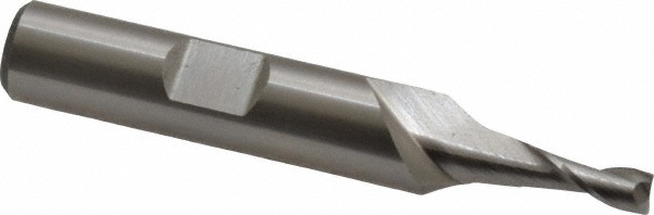 Cleveland C32480 Square End Mill: 5/32 Dia, 7/16 LOC, 3/8 Shank Dia, 2-3/8 OAL, 2 Flutes, Cobalt Image
