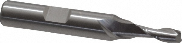 Cleveland C32482 Square End Mill: 13/64 Dia, 1/2 LOC, 3/8 Shank Dia, 2-7/16 OAL, 2 Flutes, Cobalt Image