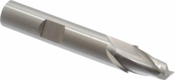 Cleveland C32488 Square End Mill: 21/64 Dia, 9/16 LOC, 3/8 Shank Dia, 2-1/2 OAL, 2 Flutes, Cobalt Image