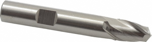 Cleveland C32490 Square End Mill: 23/64 Dia, 9/16 LOC, 3/8 Shank Dia, 2-1/2 OAL, 2 Flutes, Cobalt Image