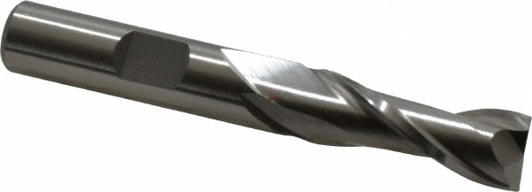 Cleveland C32491 Square End Mill: 25/64 Dia, 13/16 LOC, 3/8 Shank Dia, 2-11/16 OAL, 2 Flutes, Cobalt Image