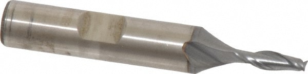 Cleveland C32528 Square End Mill: 5/32 Dia, 7/16 LOC, 3/8 Shank Dia, 2-3/8 OAL, 2 Flutes, Cobalt Image