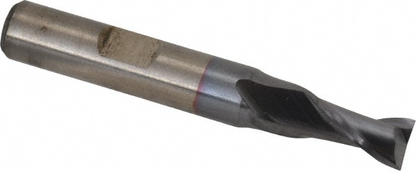 Cleveland C32538 Square End Mill: 5/16 Dia, 9/16 LOC, 3/8 Shank Dia, 2-1/2 OAL, 2 Flutes, Cobalt Image